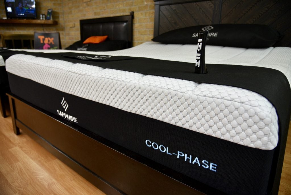 sapphire cool phase memory foam mattress